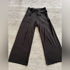Quince Black Wide Leg Pants